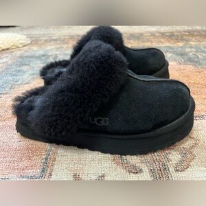 UGG Platform Disquette Sheepskin Slip on